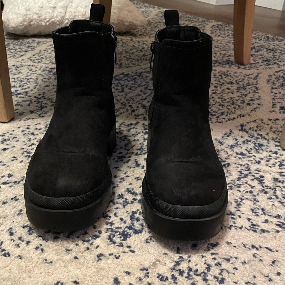 Torrid Faux Suede Chunky Chelsea Bootie (WW)